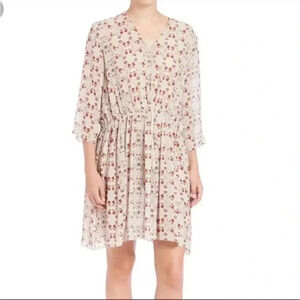 SUNO Floral Silk Dress Sz 2